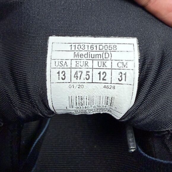 Brooks Ghost 12 Shoes Mens Size 13 Black Mesh Running Athletic 1103161D058 main image 4